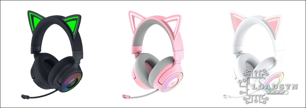 Razer Kraken Kitty V3 Pro in Quartz (Pink) colorway