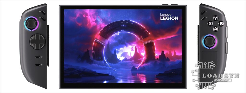 The Legion Go (8.8”, 2) with TrueStrike controllers detached