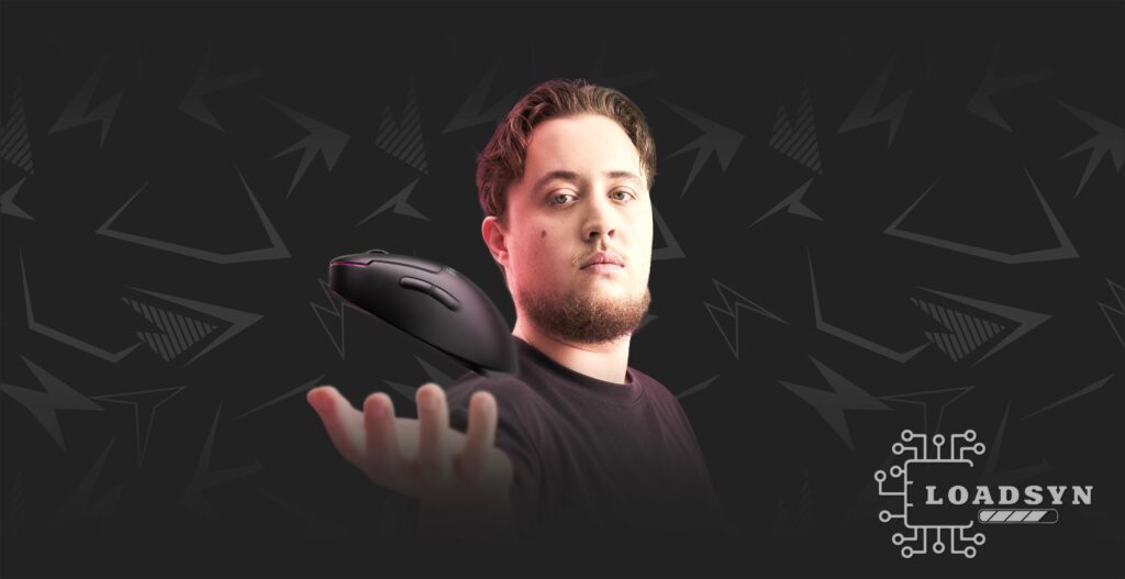 Pulsar 'The Chosen' mouse alongside ZywOo's branding