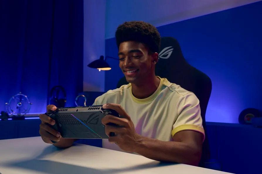 Close-up of the ROG Xbox Ally X controller buttons