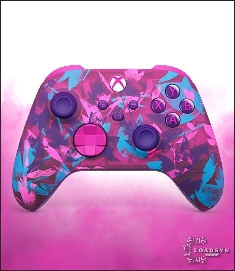 Vista frontal do Controle sem Fio Xbox – Heart Breaker Special Edition