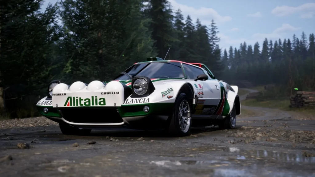 Lancia Stratos Gr.4 on a tarmac stage