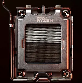 AMD Socket AM5 LGA 1718 detail