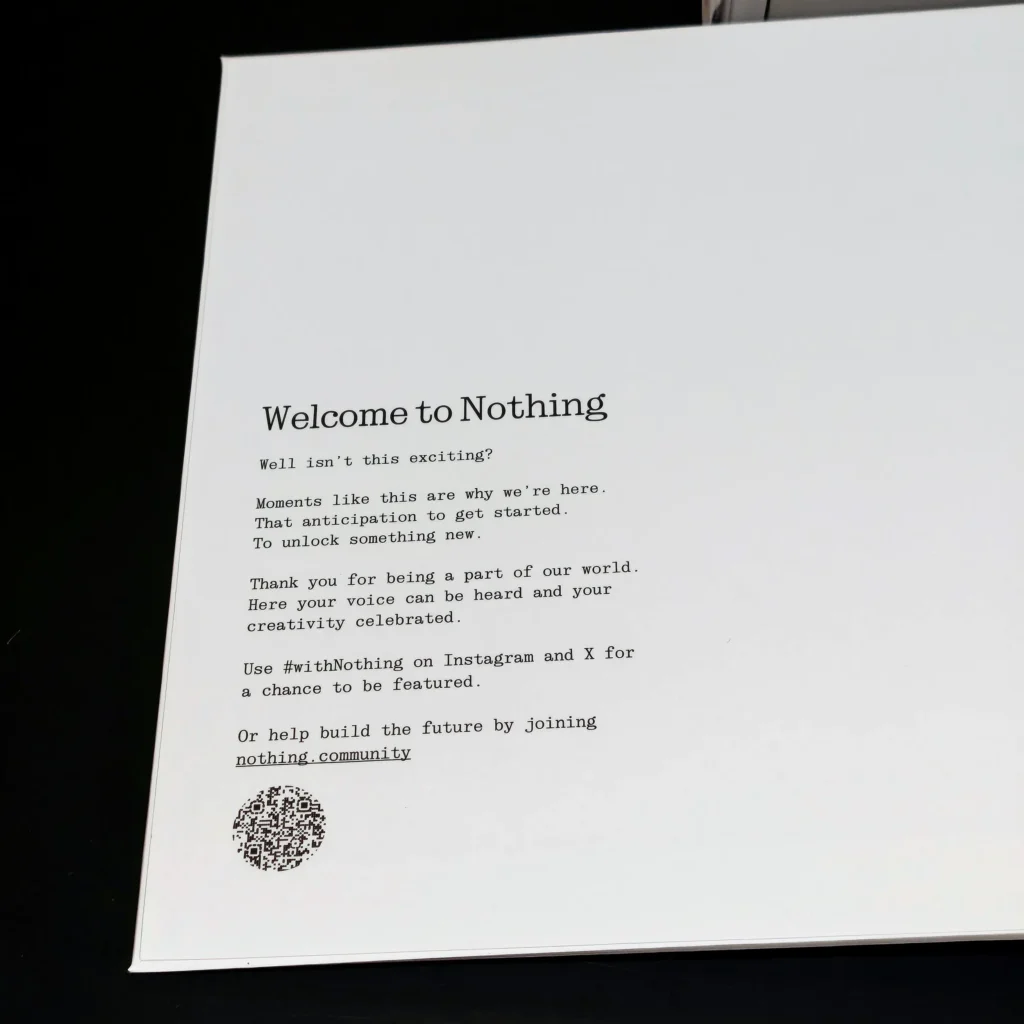 Nothing Phone (3) rear panel with Glyph Matrix