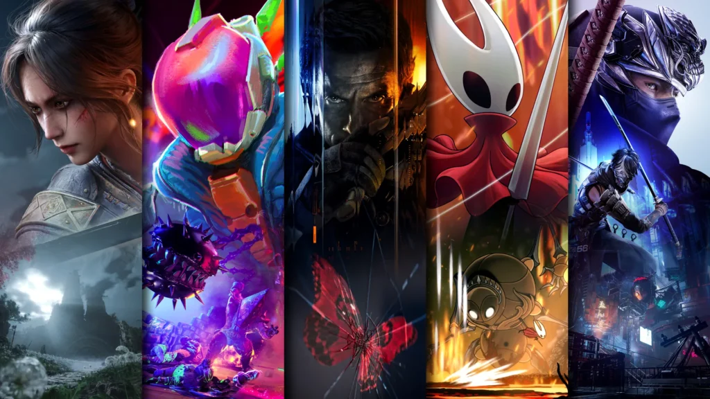 Collage composed of poster images of upcoming releases