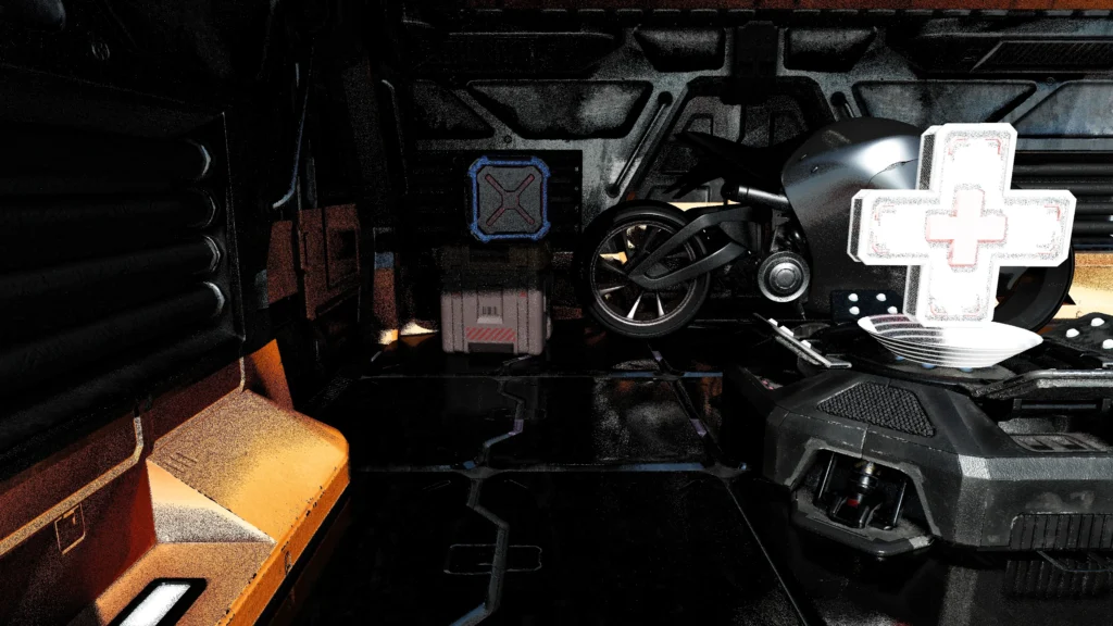 FSR Ray Regeneration OFF: Noisy Ray Tracing Sample