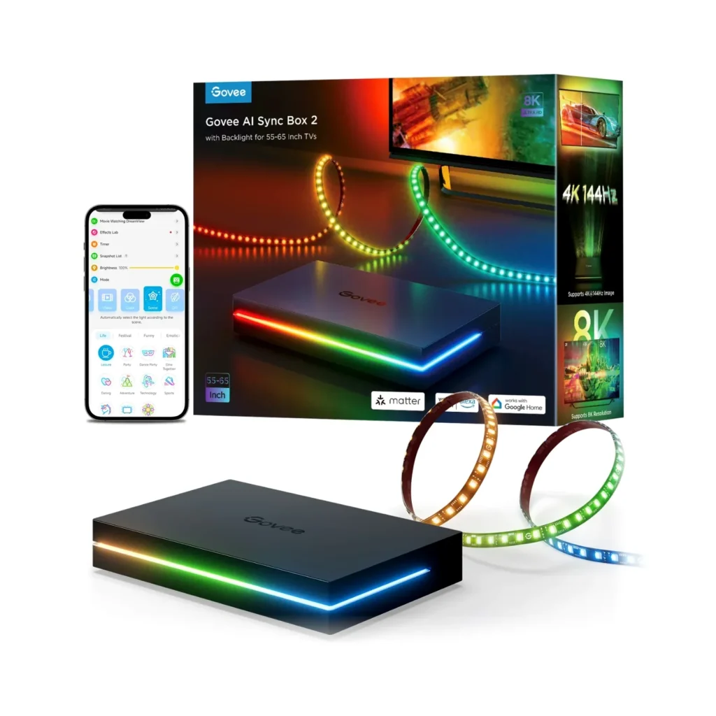 Govee AI Sync Box 2 TV Kit