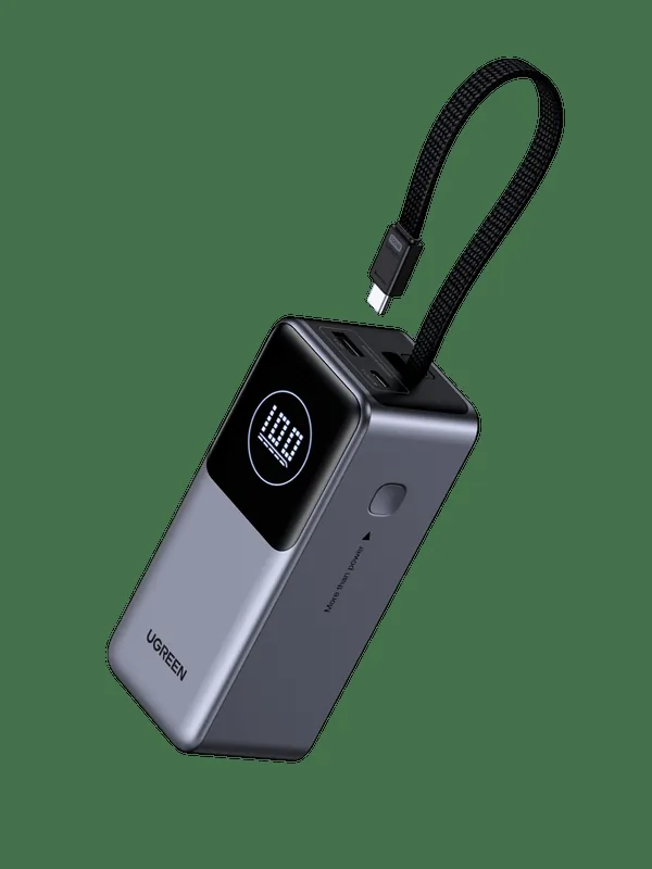 UGREEN Nexode Power Bank 20000mAh 130W with Built-in USB-C Cable
