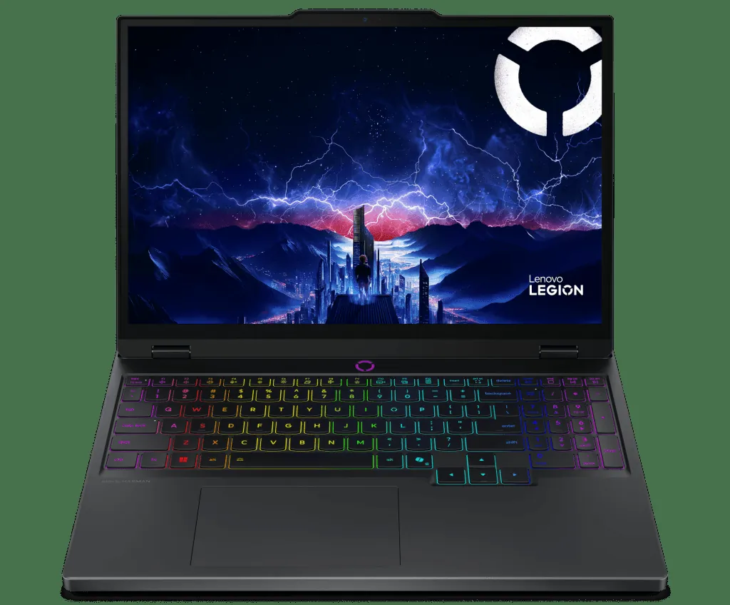 Annotated image of Lenovo Legion 5i showing key ports and features