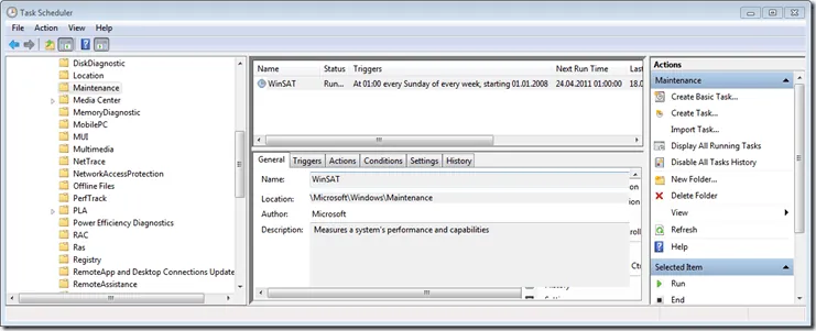 WinSAT scores output