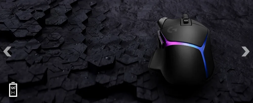 Top zoom of G502 X PLUS