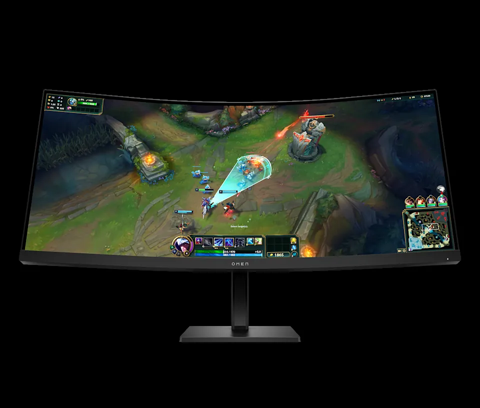 League of Legends on HP Omen 34c G2