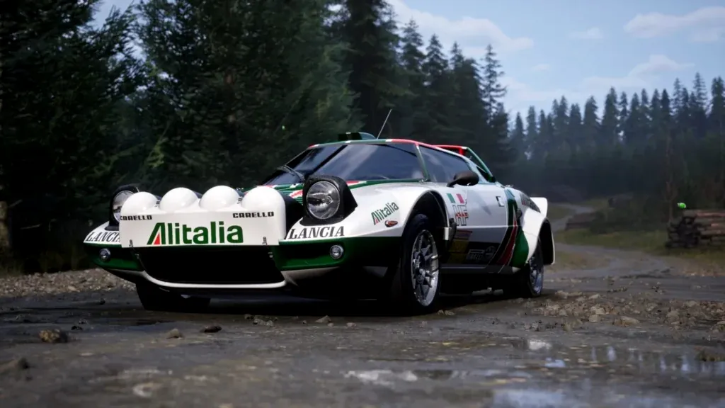 Lancia Stratos Gr.4 on a tarmac stage