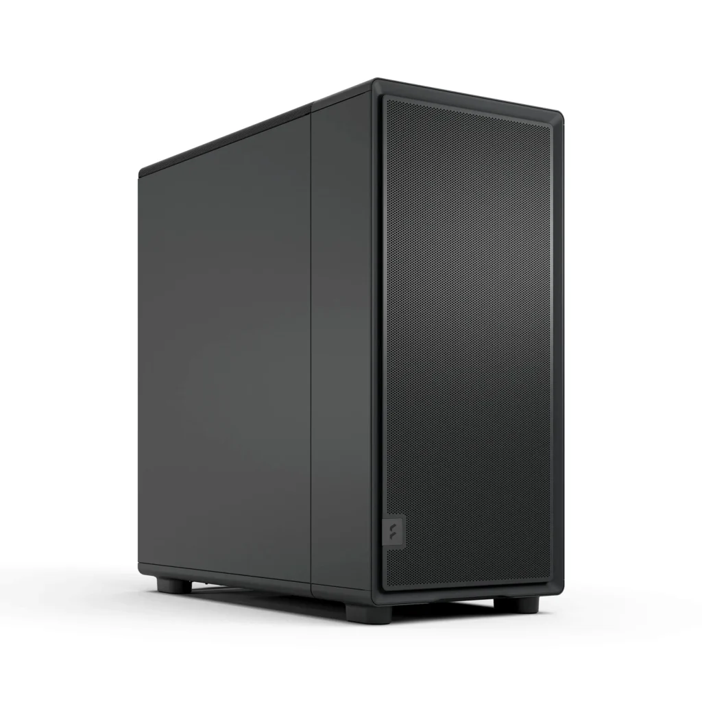Fractal Design Epoch XL Full-Tower Case, Black Solid - Front View