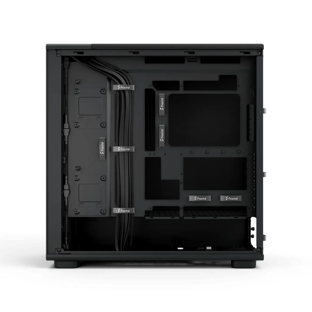 Fractal Design Epoch XL Full-Tower Case, Black Solid - Side Panel Removed