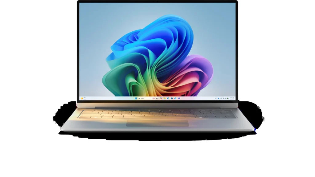 Laptop displaying Windows 11 desktop