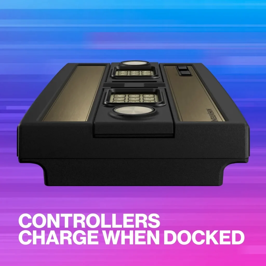 Intellivision Sprint with docked controllers