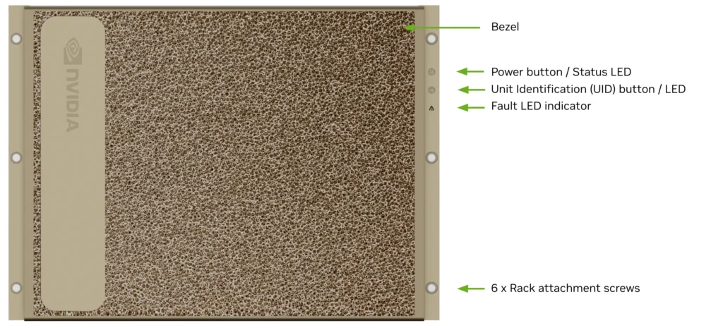 NVIDIA DGX H100 System with Bezel