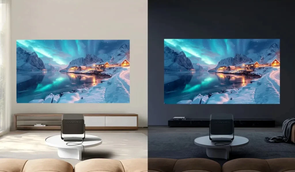 Dangbei reckons that the DBox02 Pro is bright enough for daytime viewing