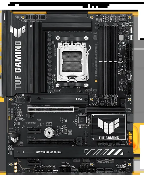 TUF Gaming motherboard front view