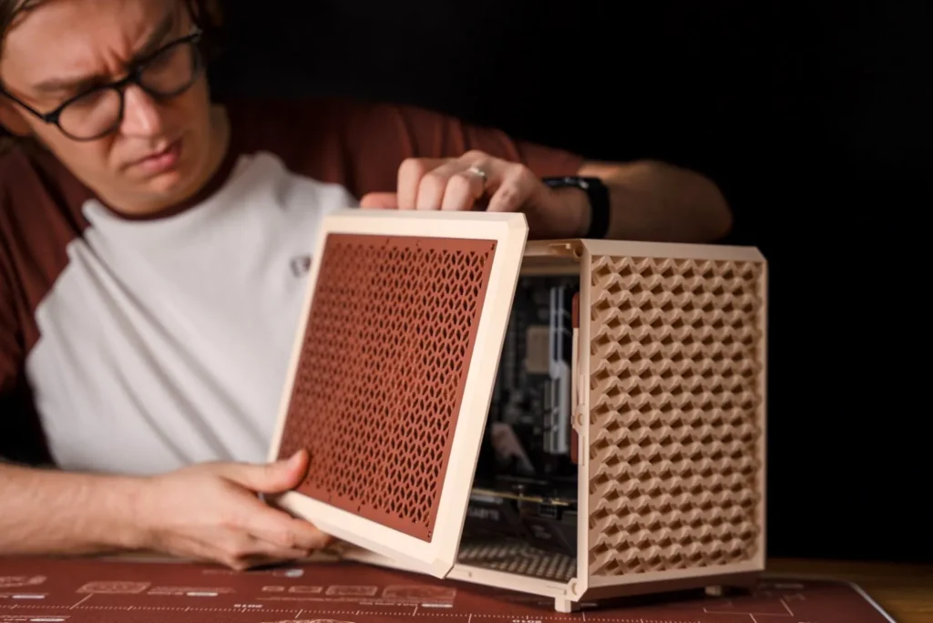 Prusament PLA Noctua Beige filament spool