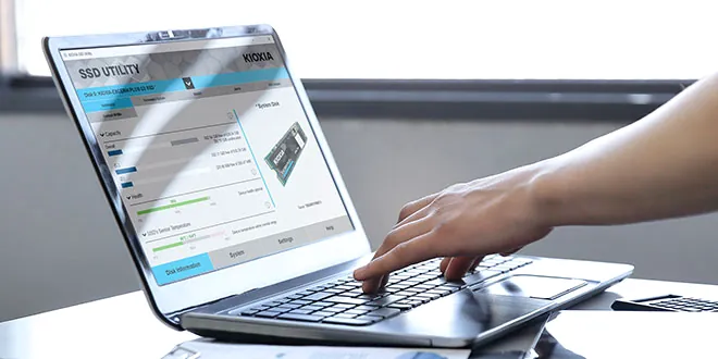 Kioxia SSD Utility health monitoring software