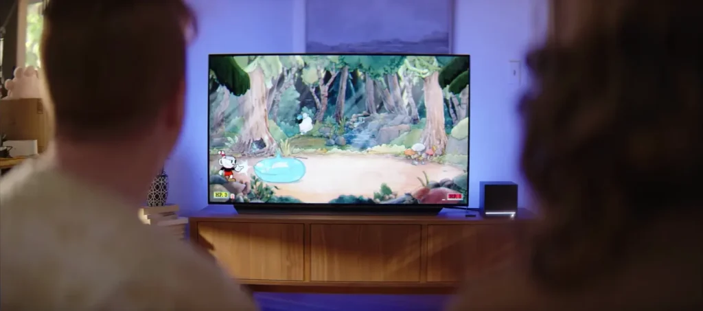 Steam Machine connected to a TV