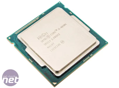 Intel Haswell CPU on motherboard