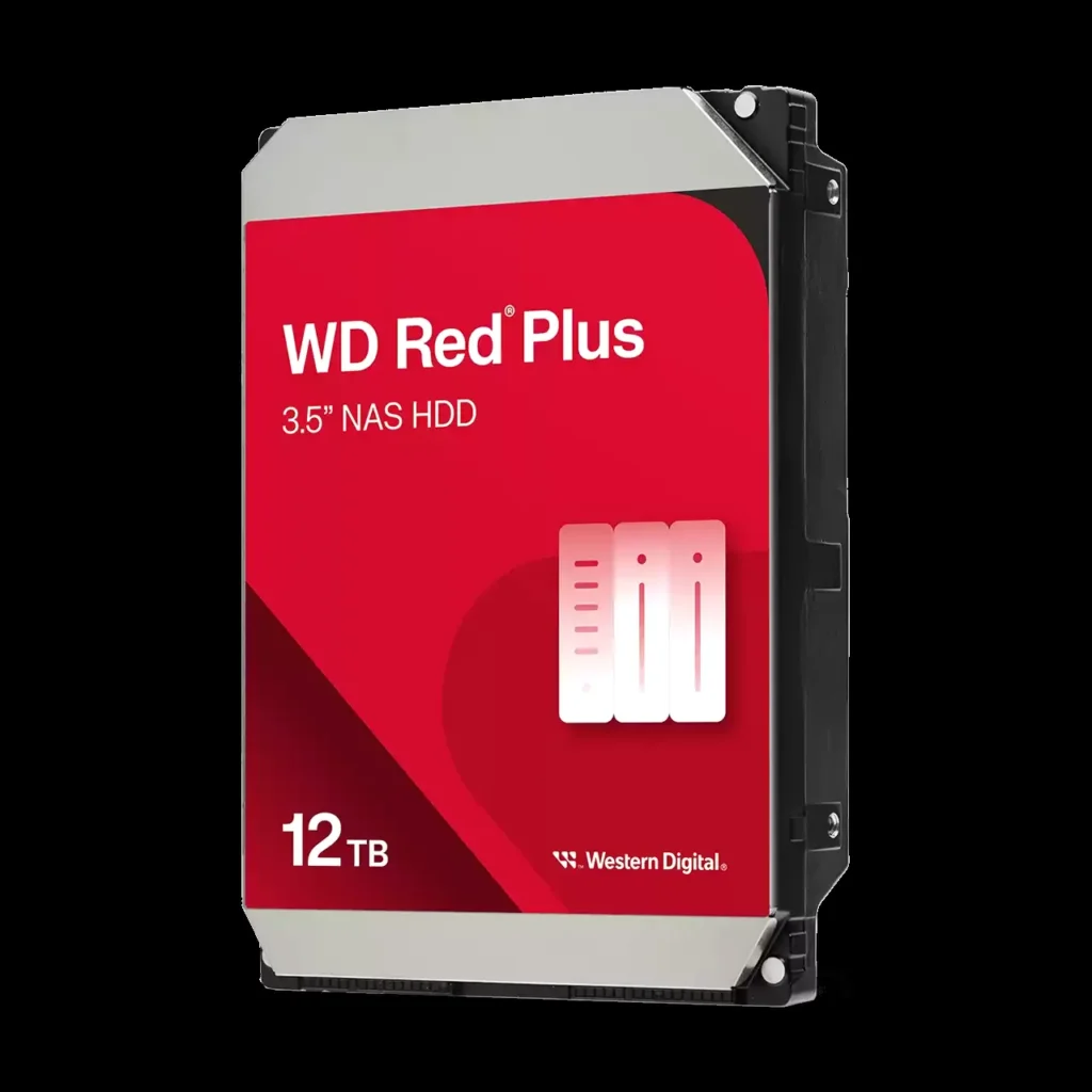 WD Red Plus Internal Network Attached Storage HDD 3.5 12TB